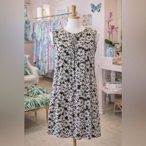 SJS Black and White Floral Dress